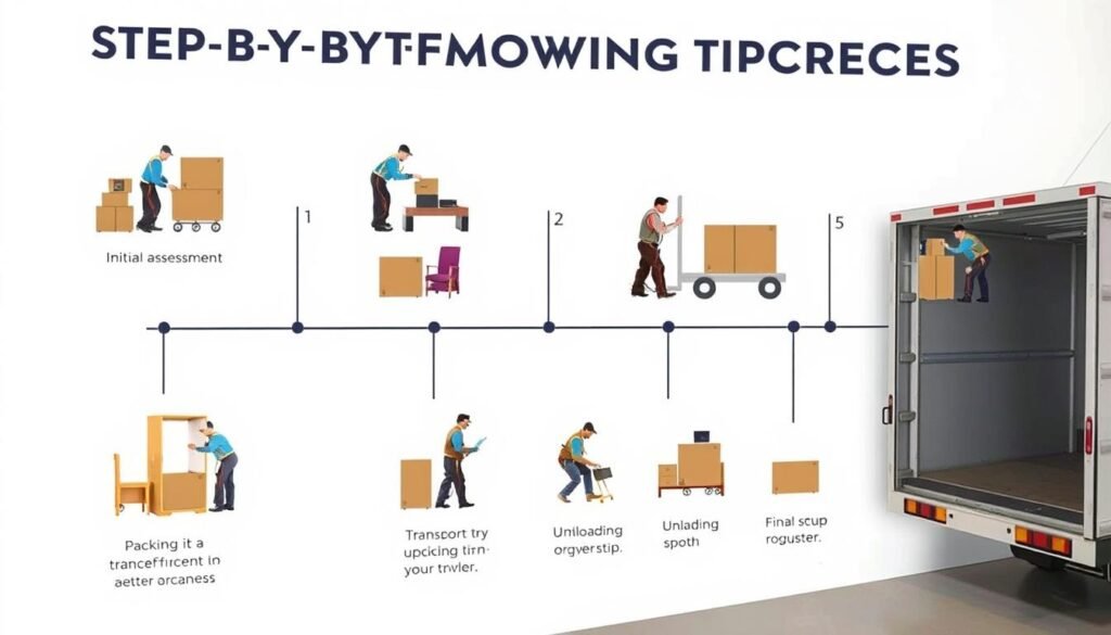 خطوات عملية نقل عفش سلوى من التخطيط إلى التسليم