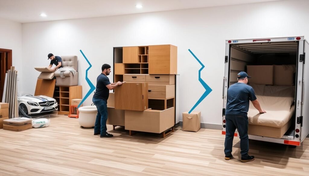 خطوات نقل عفش جنوب السرة