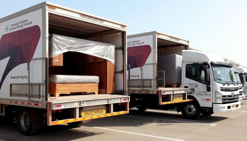 شاحنات متخصصة لنقل عفش سلوى مجهزة بأحدث التقنيات