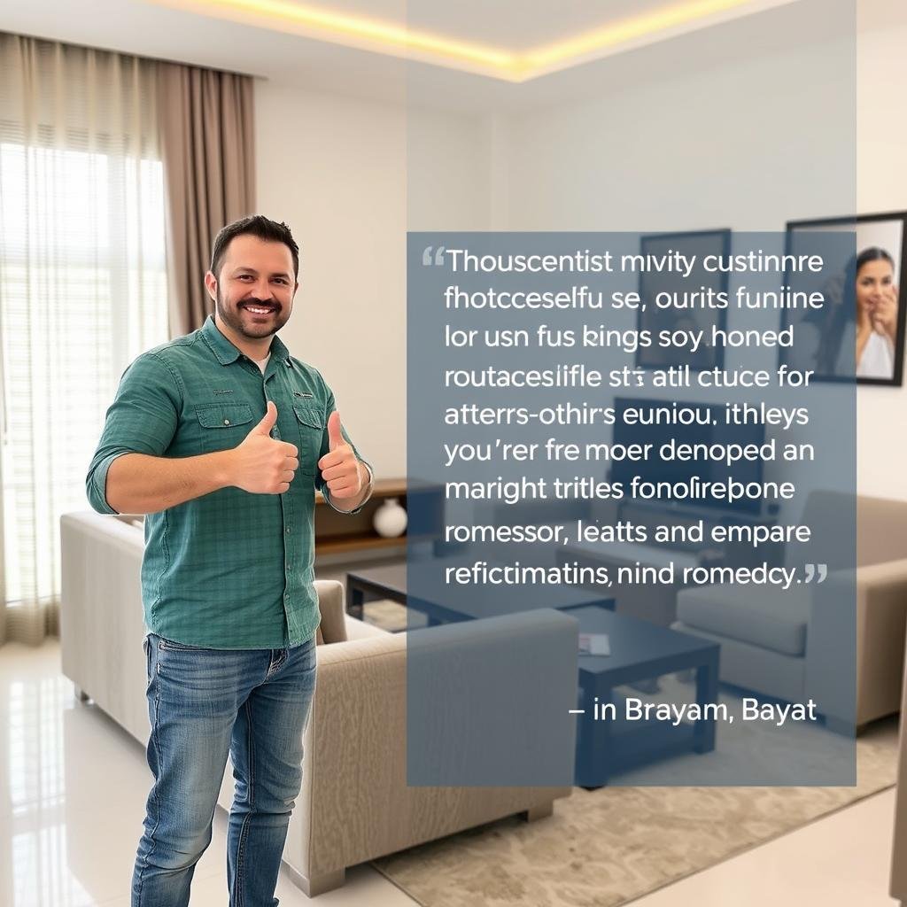 عميل سعيد بخدمة نقل عفش بيان