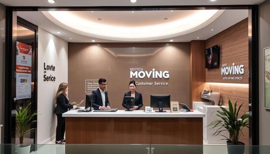 مكتب خدمة العملاء في شركة نقل عفش بالإمارات