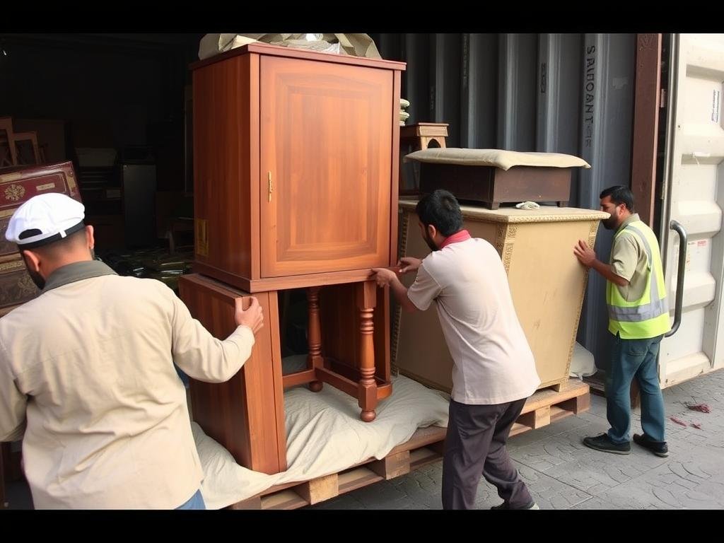 نقل أثاث مستعمل في سلوى مع عناية خاصة بالقطع القديمة