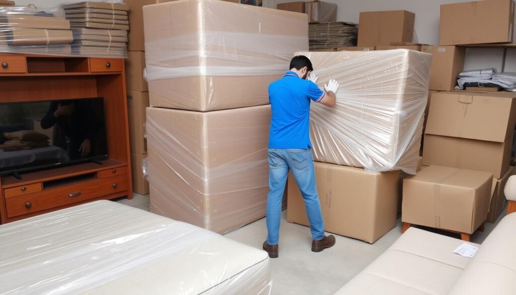 خدمة تغليف احترافية للأثاث في نقل عفش السالمية