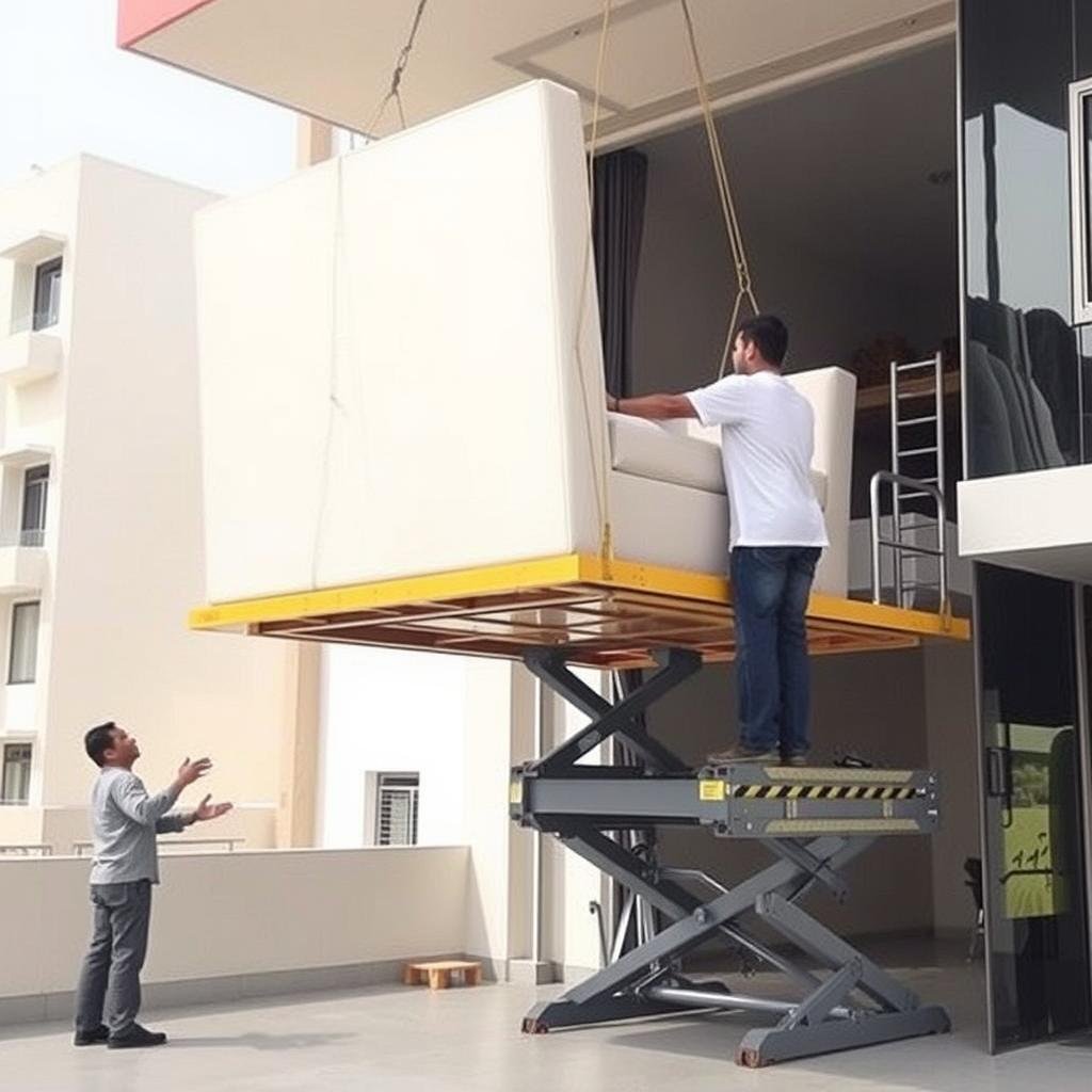 خدمة رفع الأثاث بالأوناش في نقل عفش السالمية