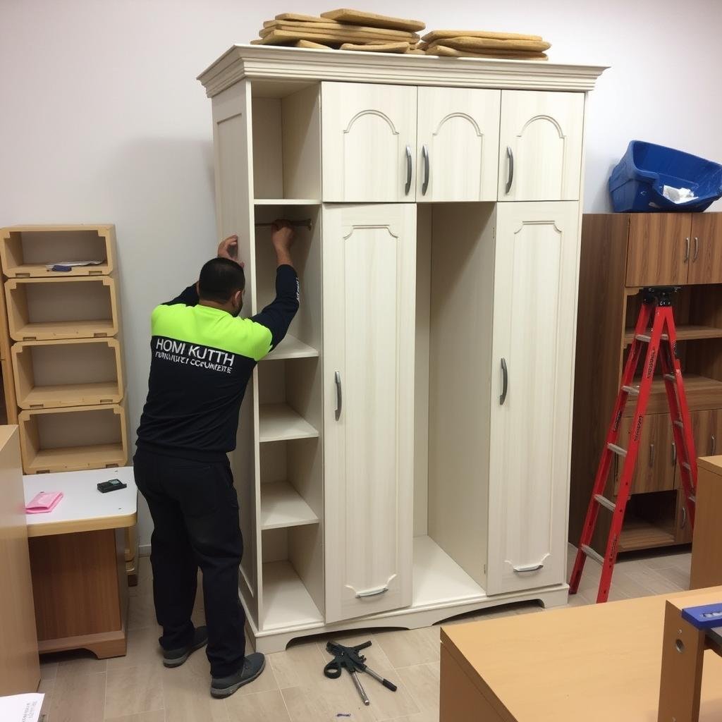 فك وتركيب الأثاث في نقل عفش حولي