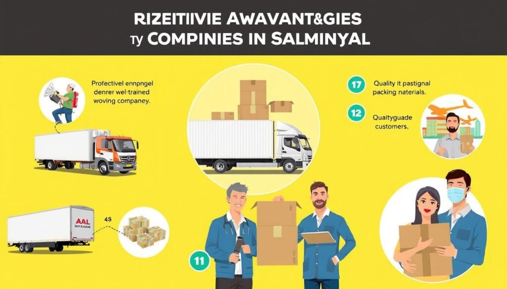 مزايا شركات نقل العفش المحترفة في السالمية