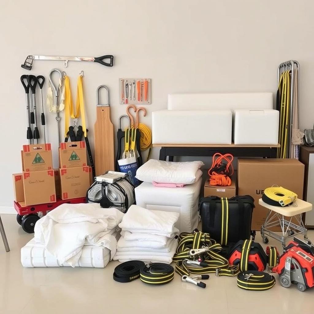 معدات وأدوات حديثة في نقل عفش حولي