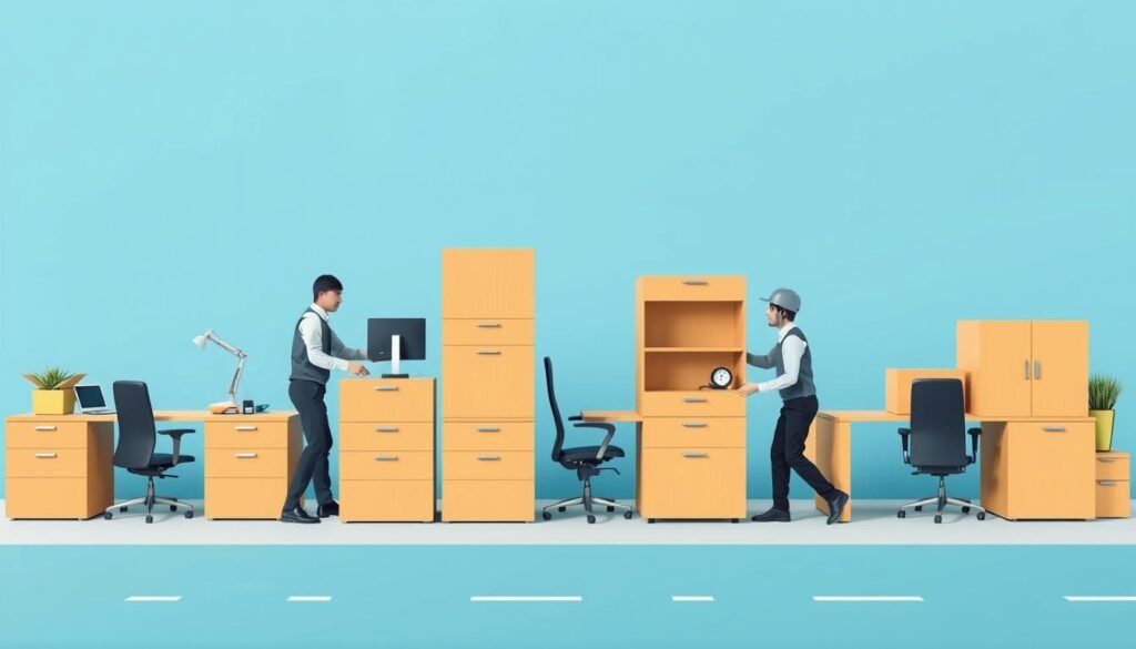 نقل أثاث مكاتب وشركات في حولي