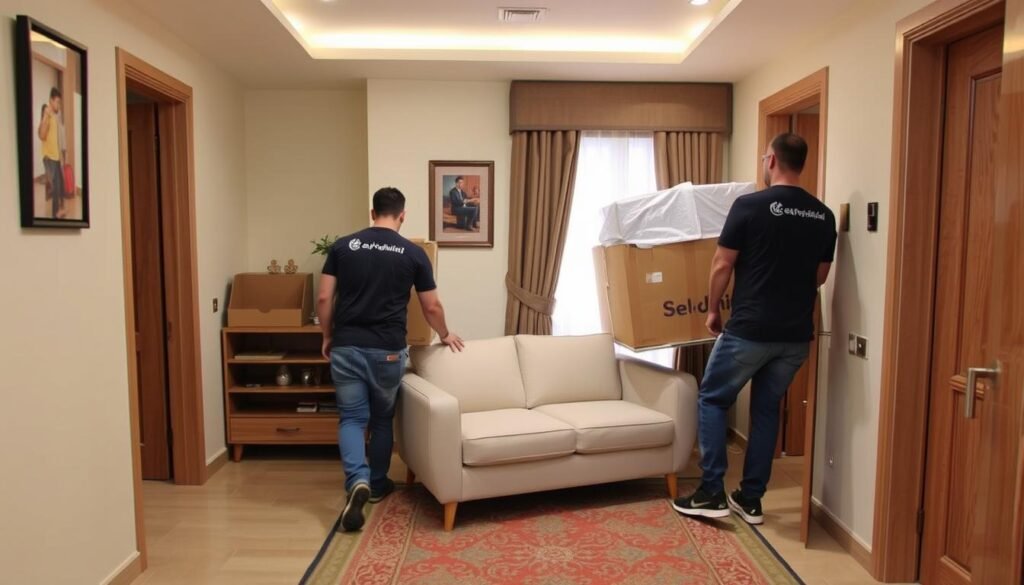 نقل عفش شقق في حولي مع خدمة الفك والتركيب