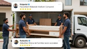 آراء وتقييمات عملاء شركة نقل عفش عبدالله مبارك