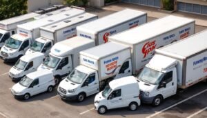 سيارات نقل عفش متنوعة الأحجام لتناسب مختلف احتياجات النقل